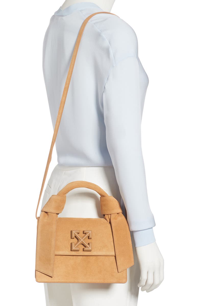 Off-White New Jitney 1.4 Suede Bag, Alternate, color,