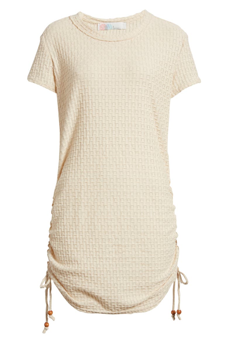 free-est Tate Side Tie Minidress, Alternate, color, SUMMER KHAKI