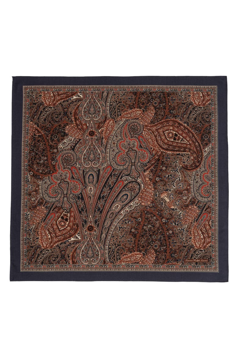 Paisley Square, Alternate, color, Cinnamon Bark