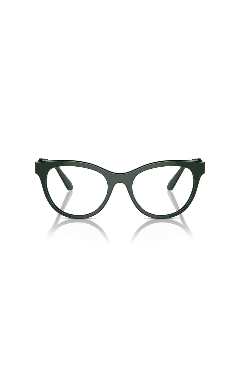 Swarovski 54mm Round optical glasses, Alternate, color, Green