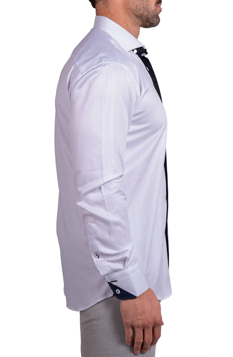 Maceoo Einstein Ascension Contemporary Fit Button-Up Shirt, Alternate, color, White