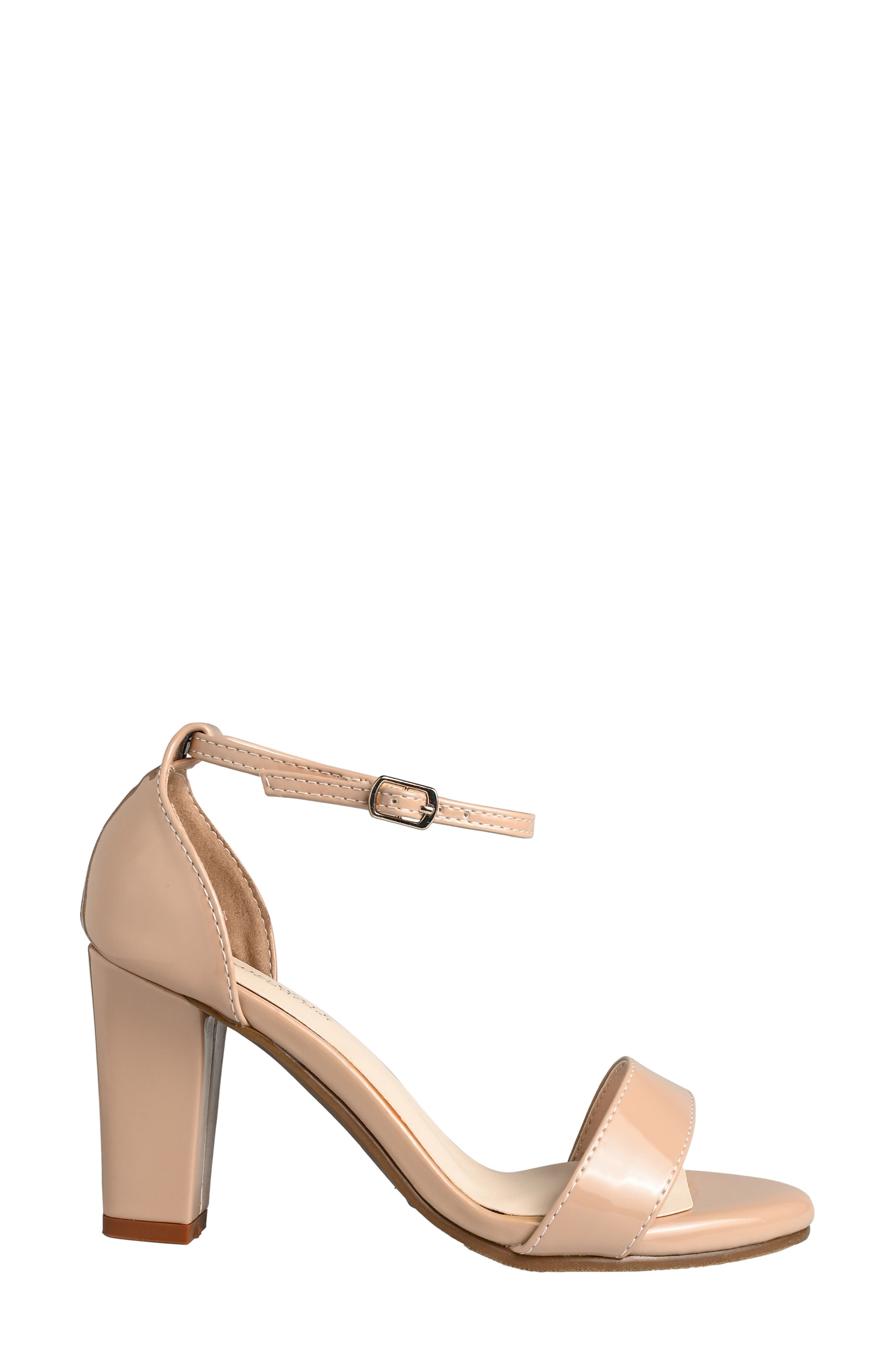 Maddox Block Heel Sandal, Alternate, color, BEIGE