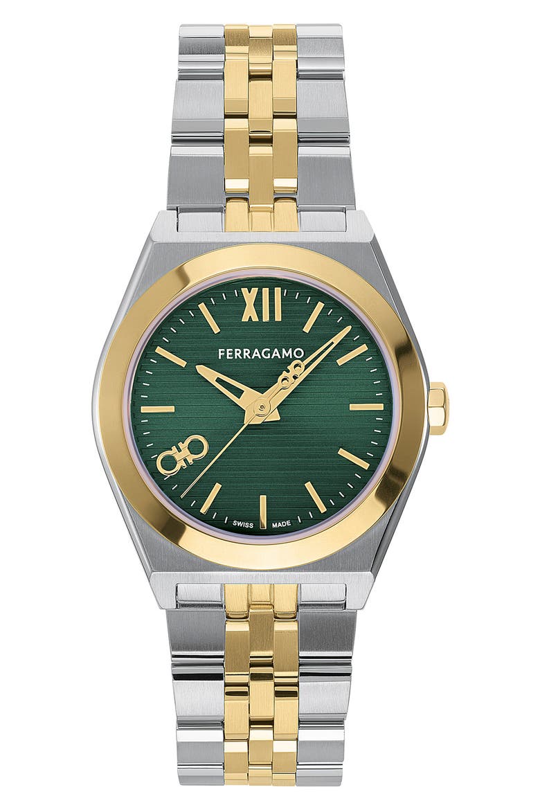 Vega Bracelet Watch, 28mm, Main, color, TWO TONE