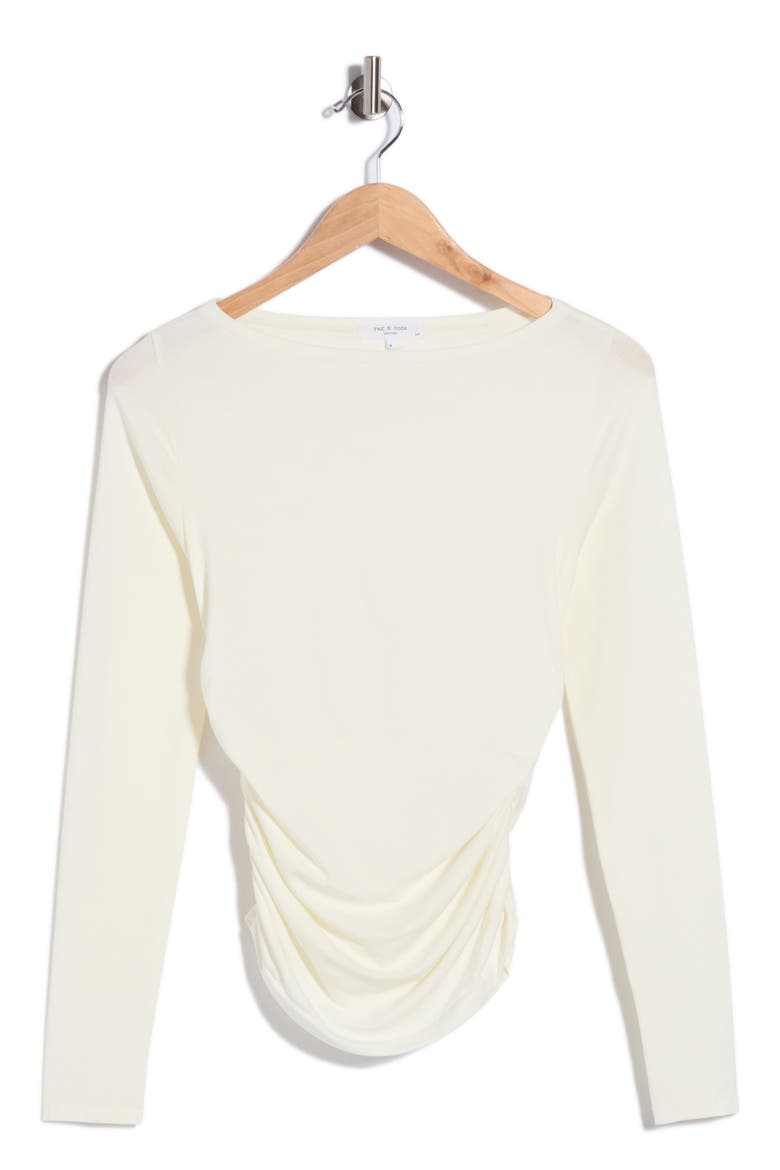Lucy Ruched Top, Alternate, color, CHALK