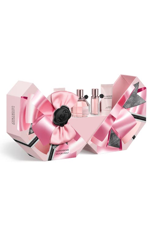Viktor & Rolf Viktor&rolf Flowerbomb Eau De Parfum Gift Set In Transparent