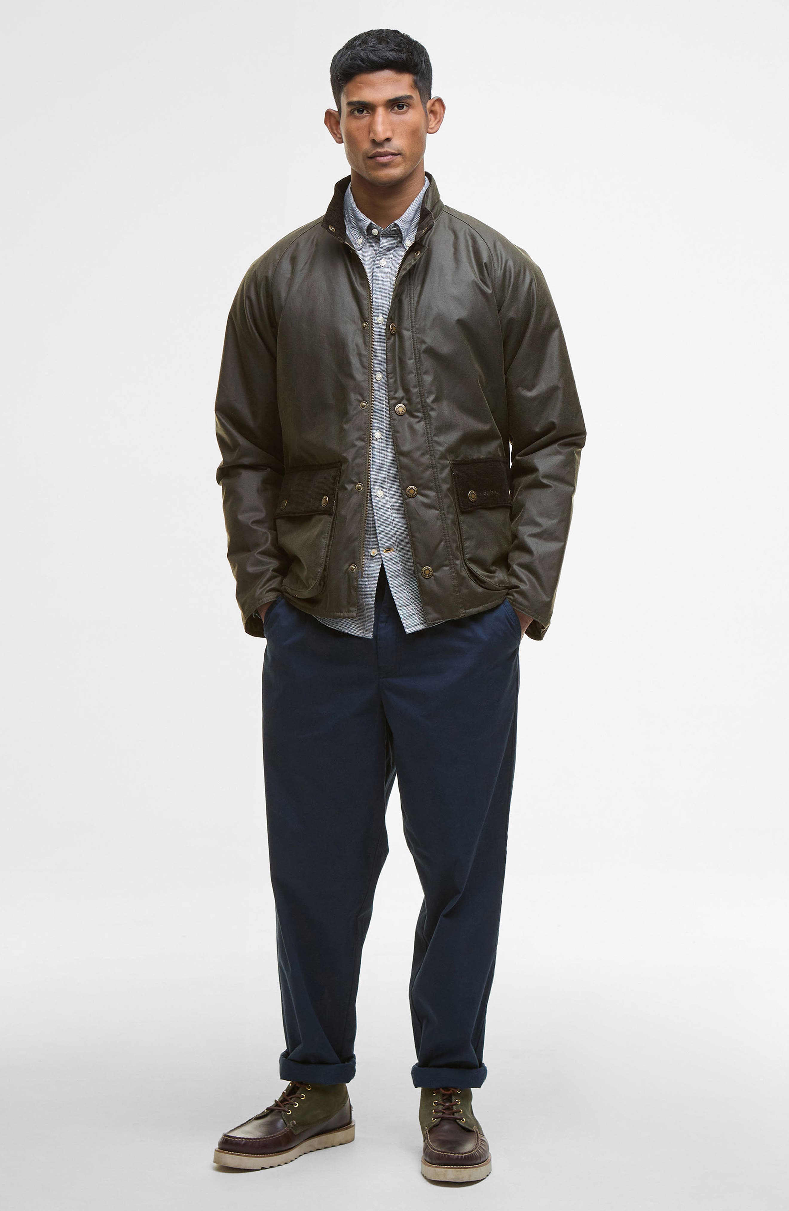 Barbour Cordhill Waxed Cotton Jacket (Men) | Nordstrom