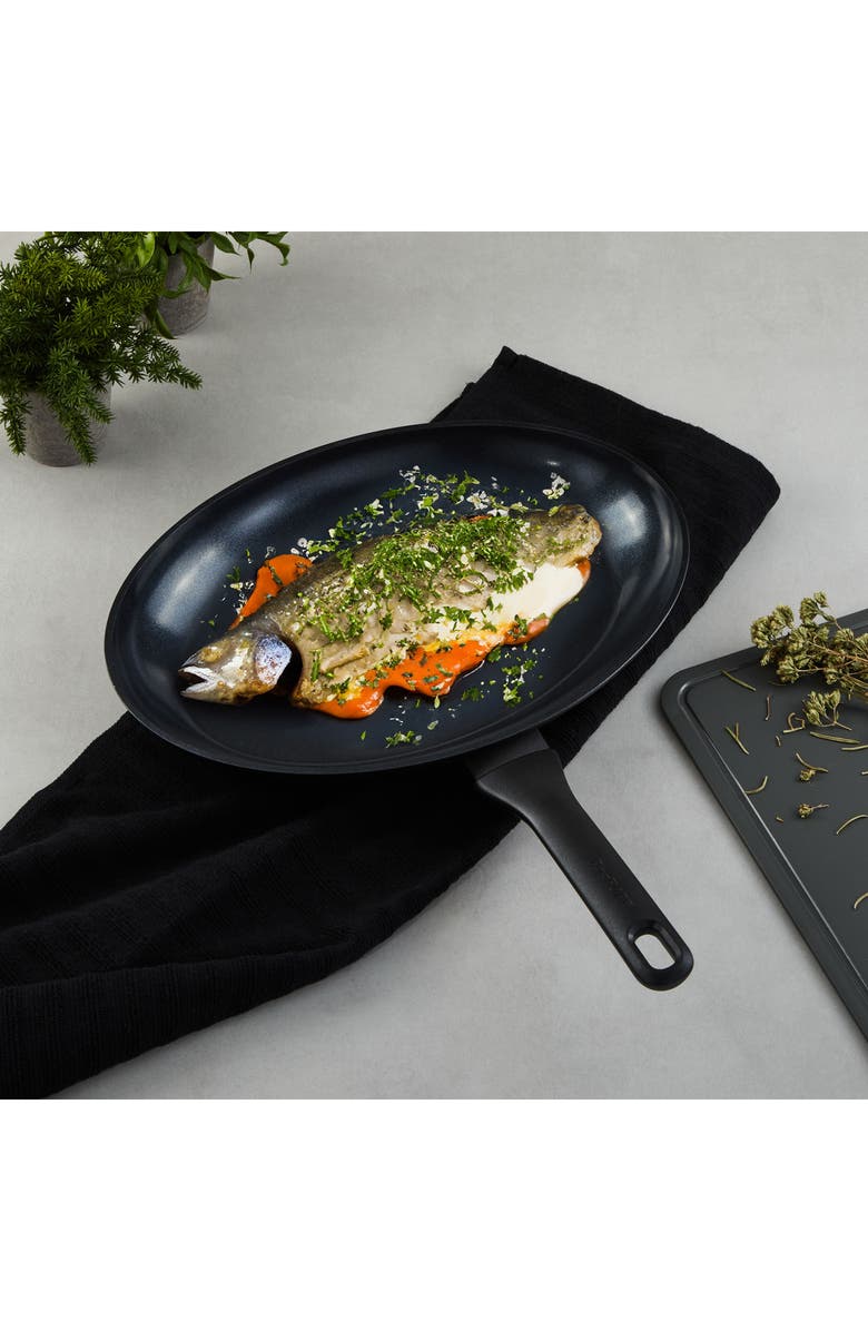 BergHOFF DiNA Helix Fish Pan, Alternate, color, Black