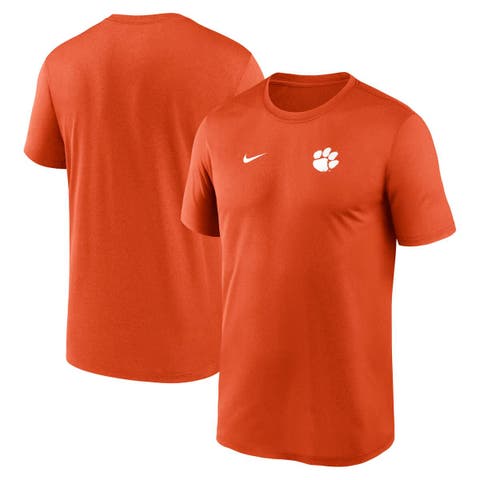 Men's Nike Orange Clemson Tigers 2025 Sideline Small Logo Legend Performance T-Shirt