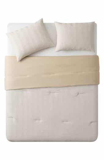 VCNY HOME Herringbone Microfiber Reversible Comforter & Sham Set