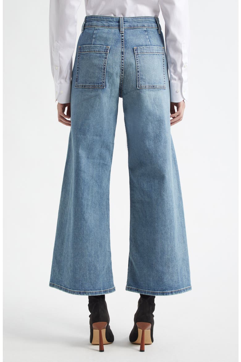Megan Wide Leg Jeans, Alternate, color, SUMMER WASH
