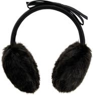 Kate Spade New York shoelace bow faux fur earmuffs
