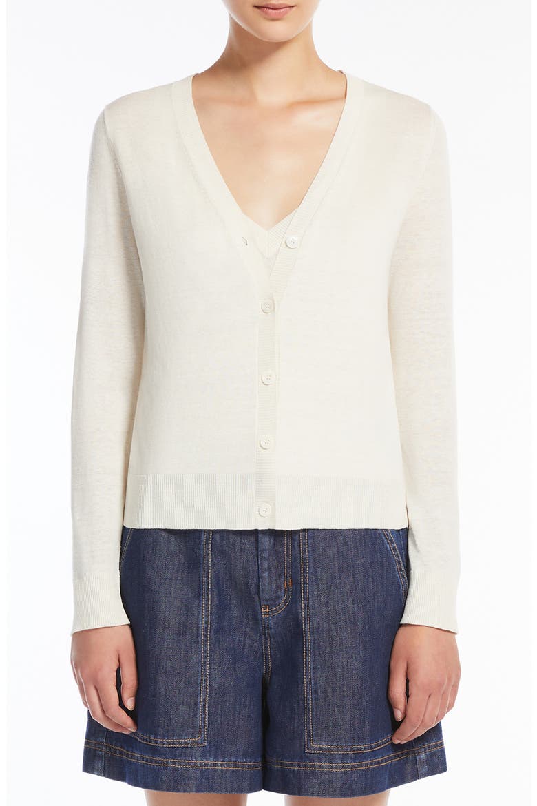 Marabu Silk & Linen Cardigan (Women) | Nordstrom