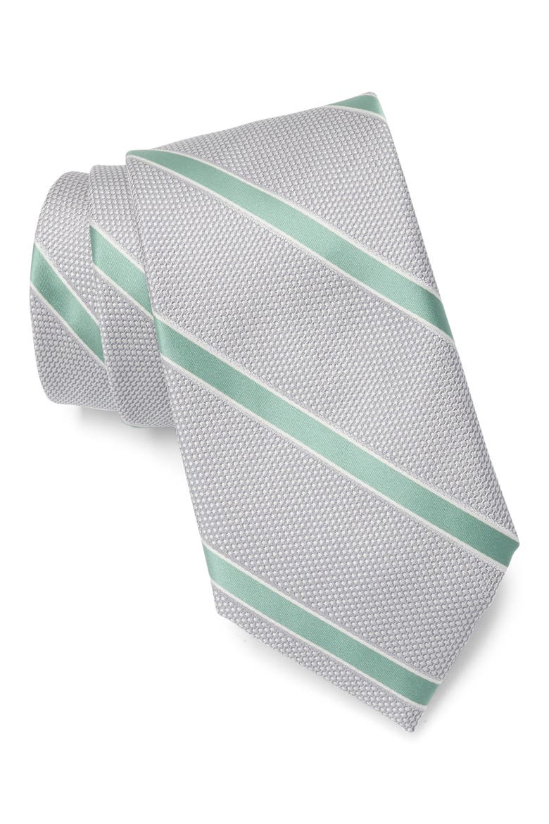 Bandol Stripe Tie, Main, color, MINT