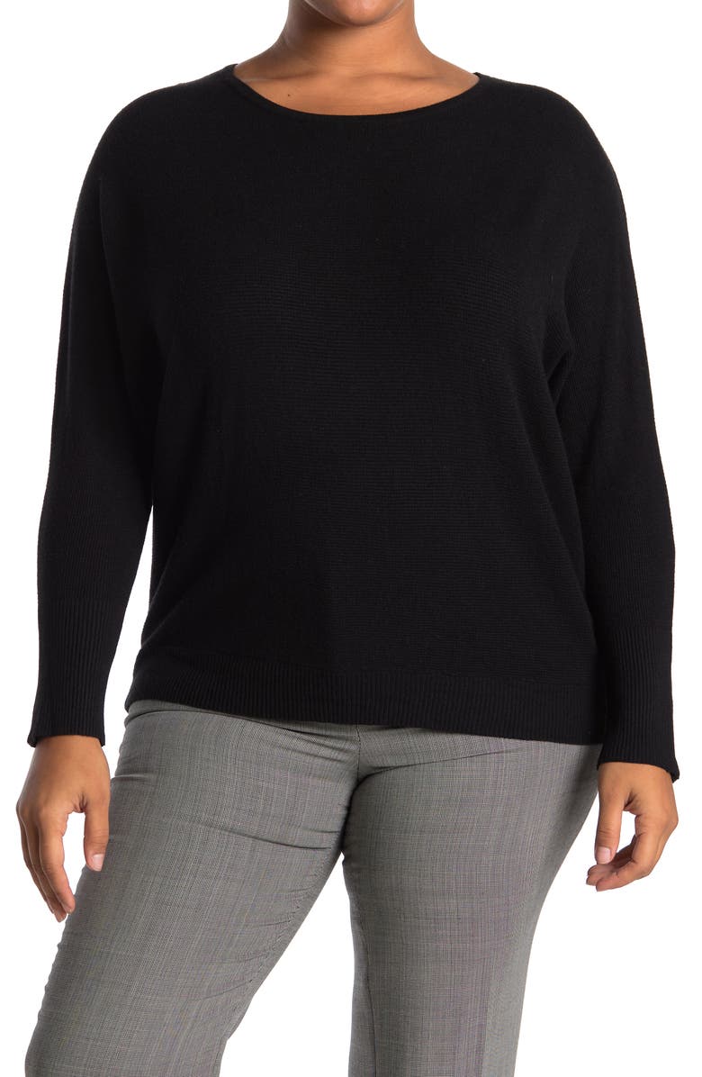 T Tahari Dolman Sleeve Thermal Sweater, Main, color, 
