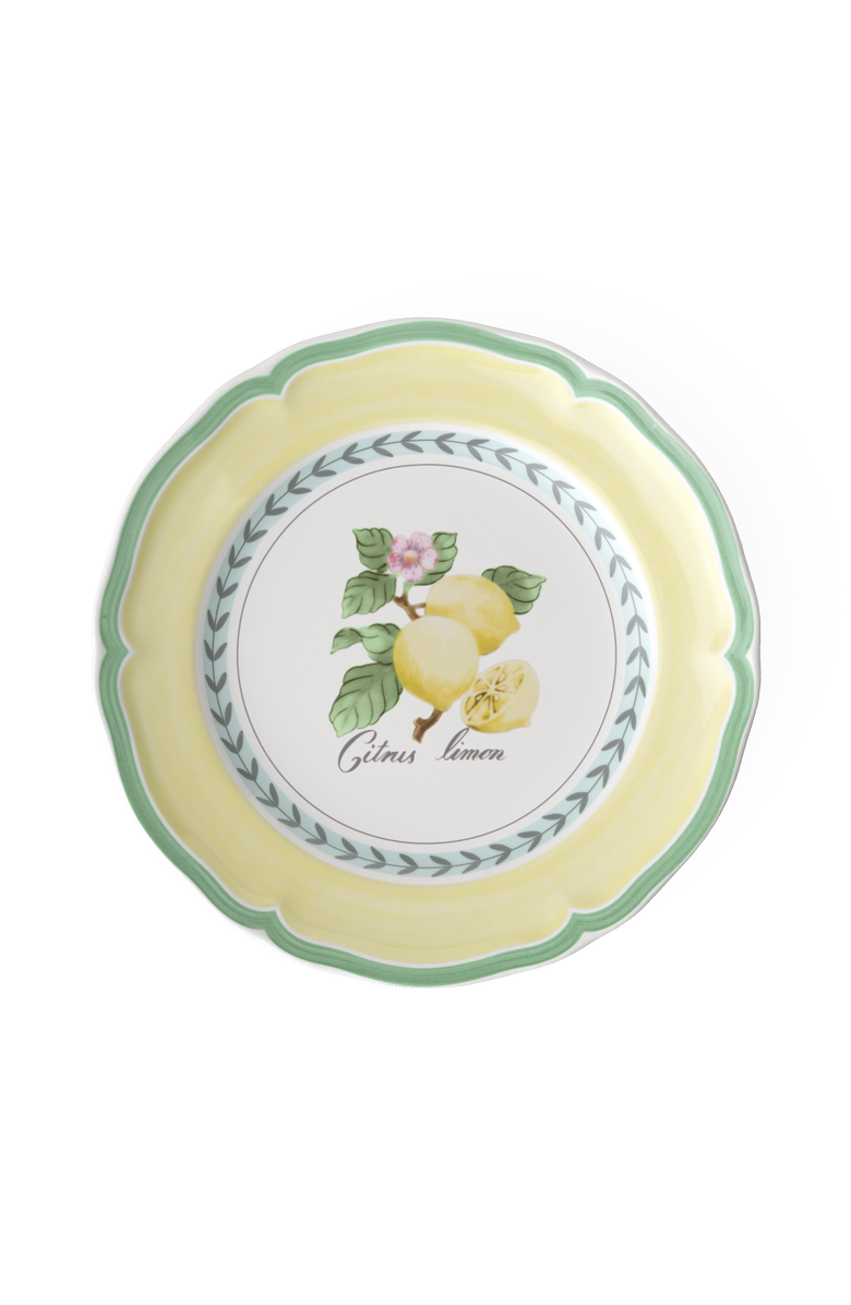 Villeroy & Boch French Garden Valence Lemon Salad Plate, Main, color, White