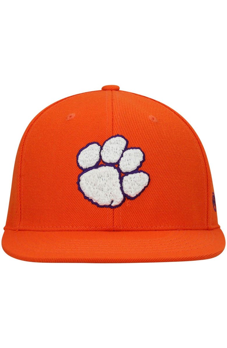TOP OF THE WORLD Men
s Top of the World Orange Clemson Tigers Team Color Fitted Hat, Alternate, color, Orange