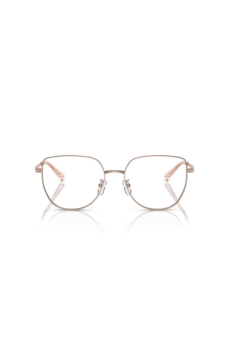 Michael Kors 55mm Round optical glasses, Alternate, color, Pink