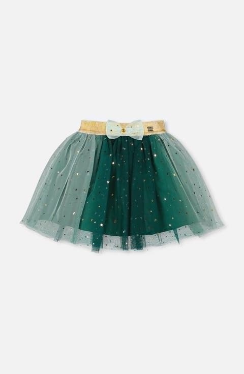 Mesh Skirt with Bow (Little Kid & Big Kid)