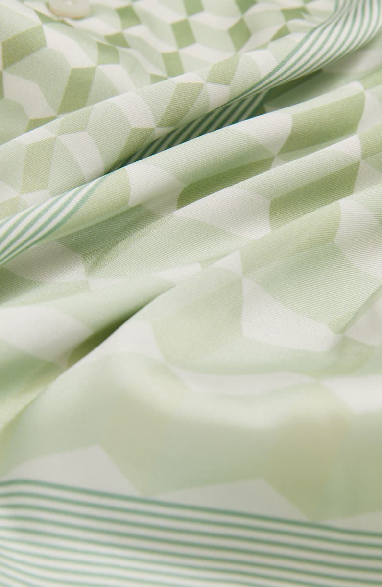 Reiss Dune Camp Shirt, Alternate, color, Green