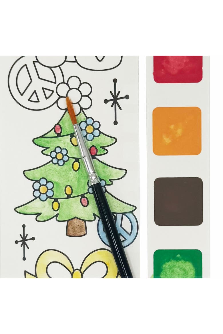 Watercolor Bookmark Pad, Frosty, 8 Snowman Designs, Alternate, color, Multicolored