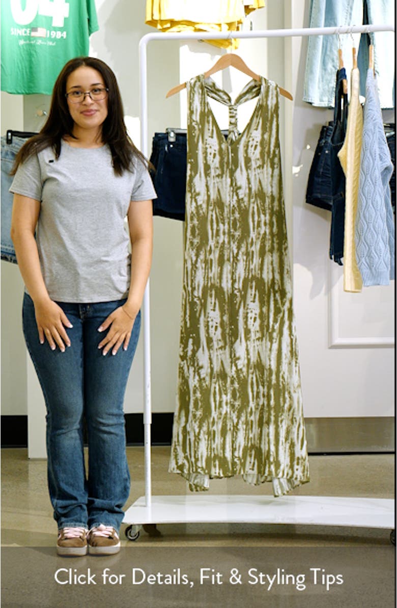 Twist Back Sleeveless Maxi Dress, sales video thumbnail