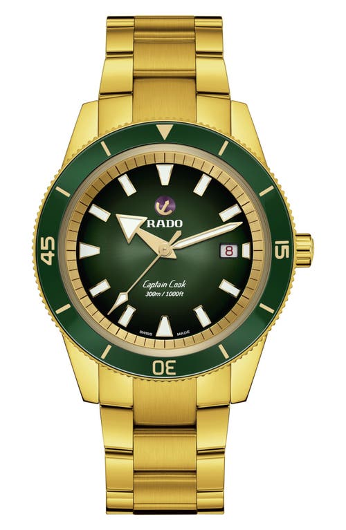RADO Captain Cook Automatic Bracelet Watch, 42mm in Green  product