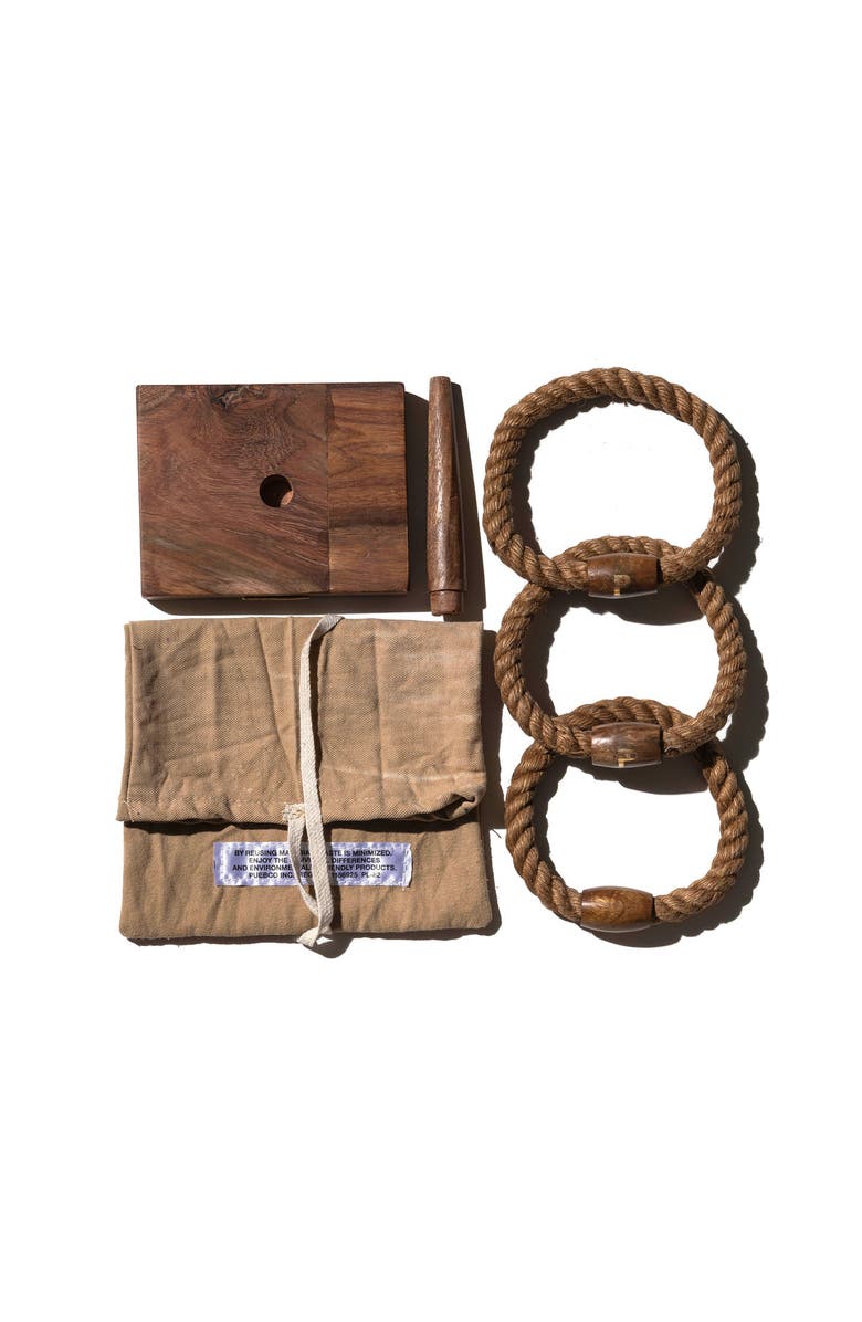 PUEBCO Ring Toss Game, Alternate, color, Brown