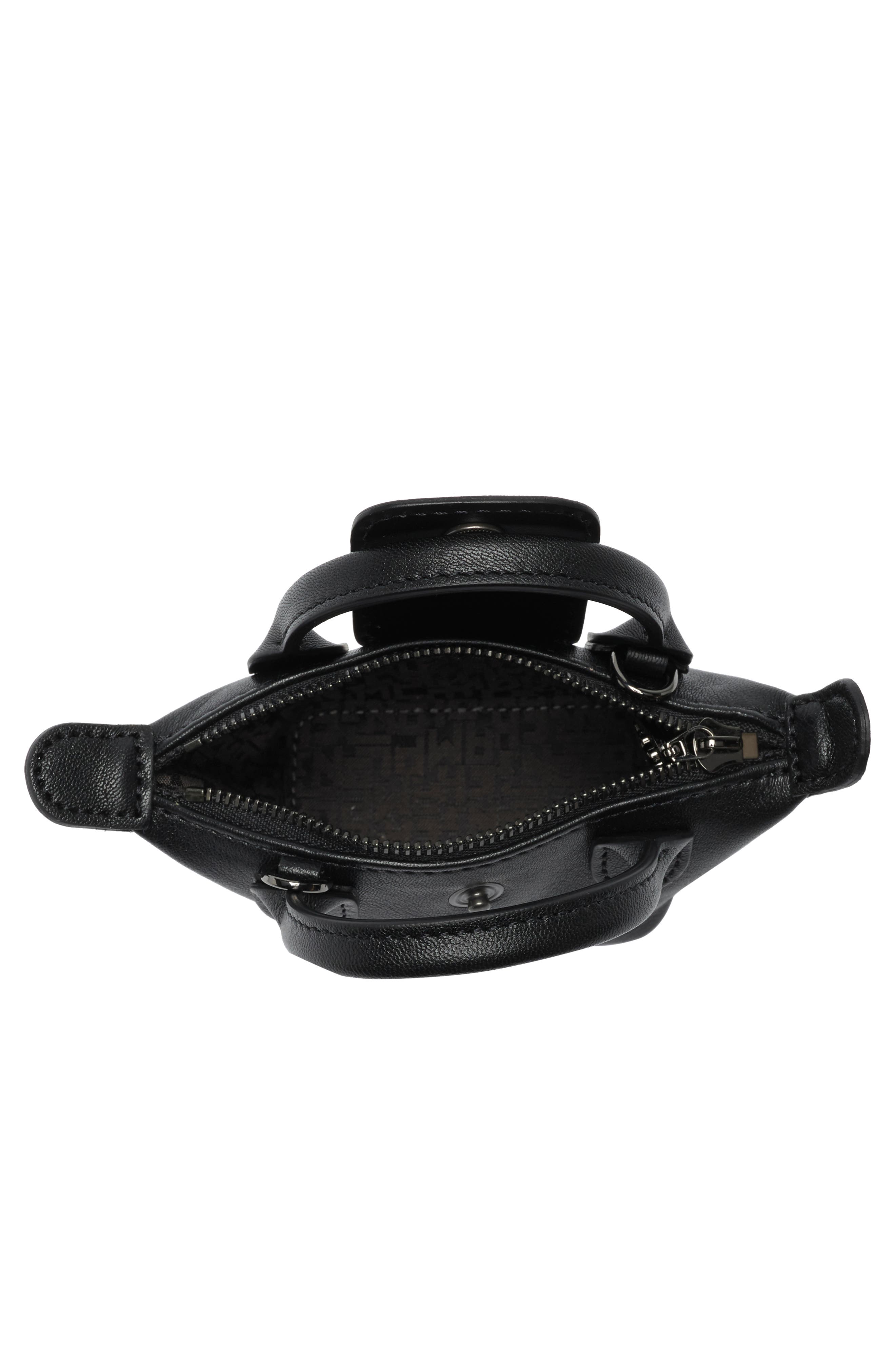 Longchamp Le Pliage Cuir Nano Crossbody Bag, Alternate, color, 