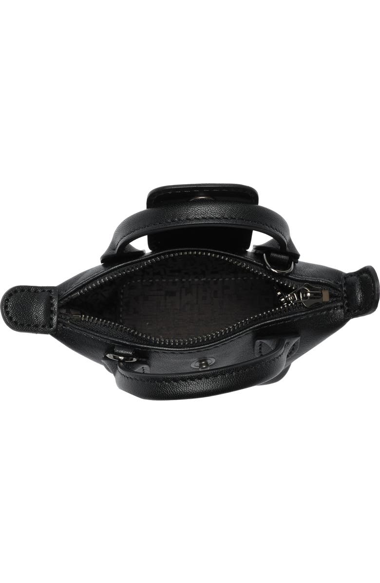 Longchamp Le Pliage Cuir Nano Crossbody Bag, Alternate, color,