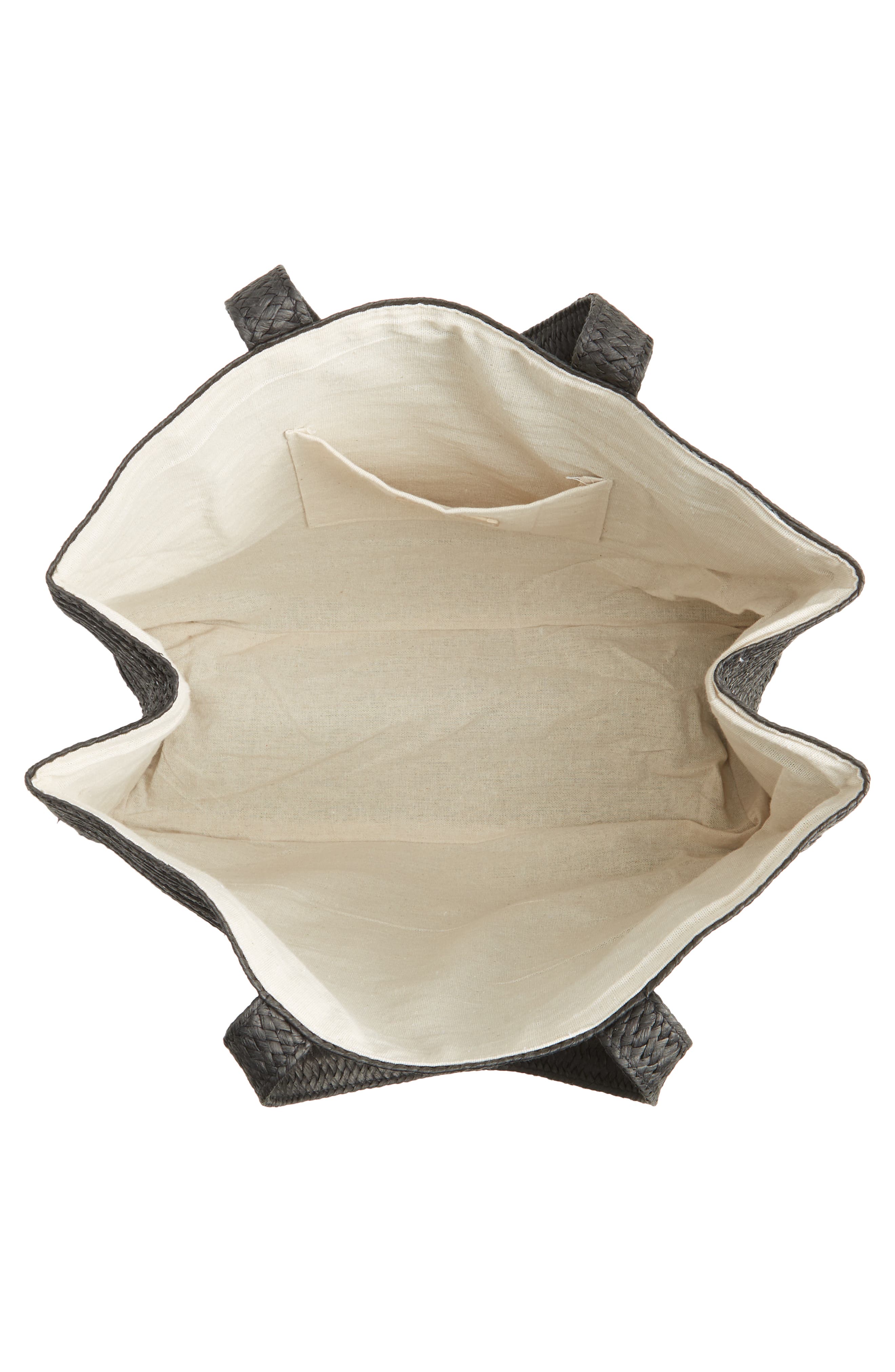 BTB Los Angeles Be Mine Straw Tote, Alternate, color, 