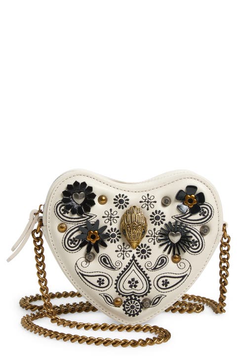 Kensington Heart & Flowers Crossbody Bag