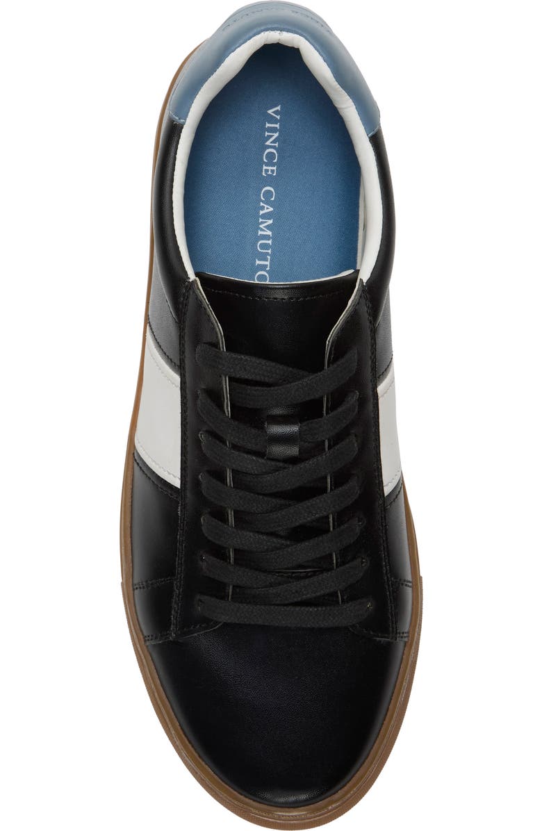 Vince Camuto Eirik Low Top Sneaker, Alternate, color, Black/ Off White