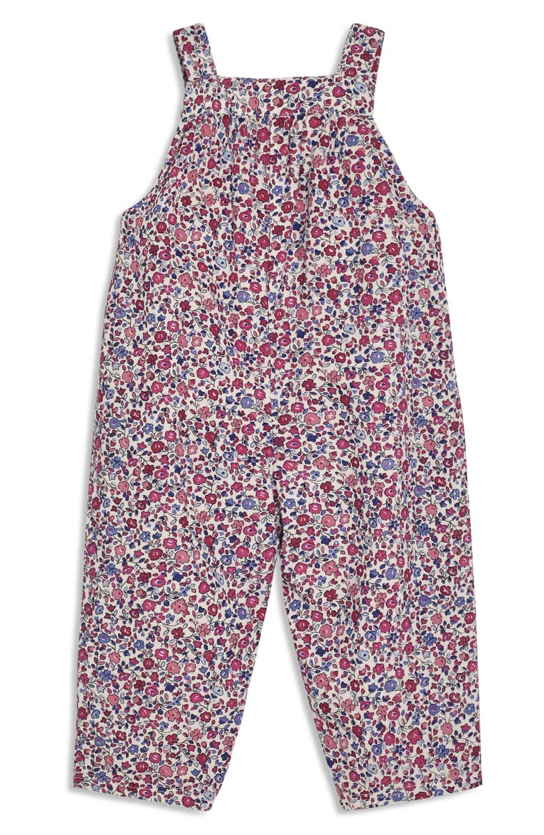 JOJO MAMAN BEBE Ditsy Floral Overalls, Alternate, color,