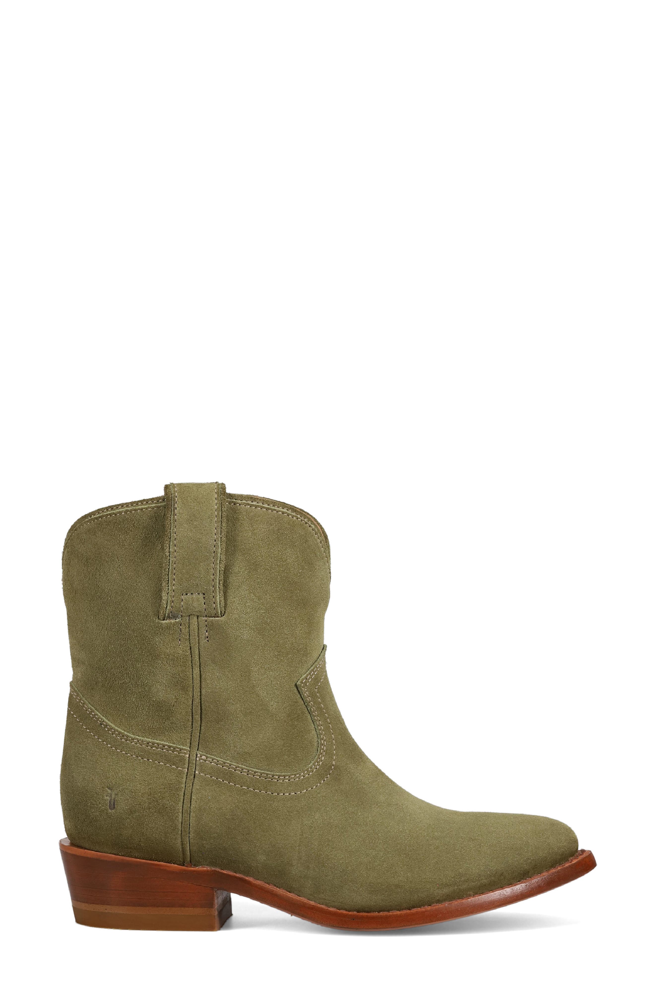 Frye Billy Short Western Boot, Alternate, color, Jade