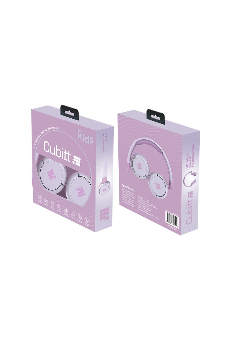 Bluetooth Headphones for Kids, Wireless , with Premium Sound Quality, Built In Microphone, 24 hours Playtime, Study Mode and Deep Bass, AUX Cord Black, Alternate, color, Purple