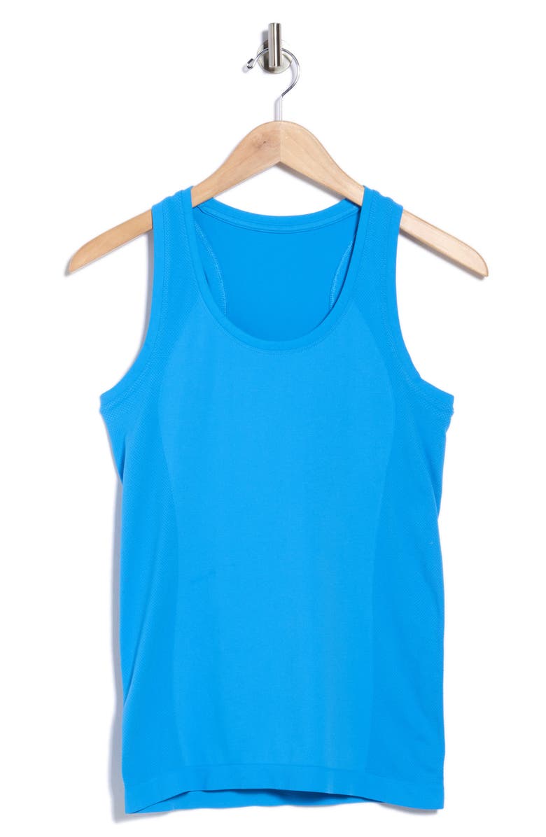 Sweaty Betty Seamless Workout Tank, Alternate, color, Tidal Blue
