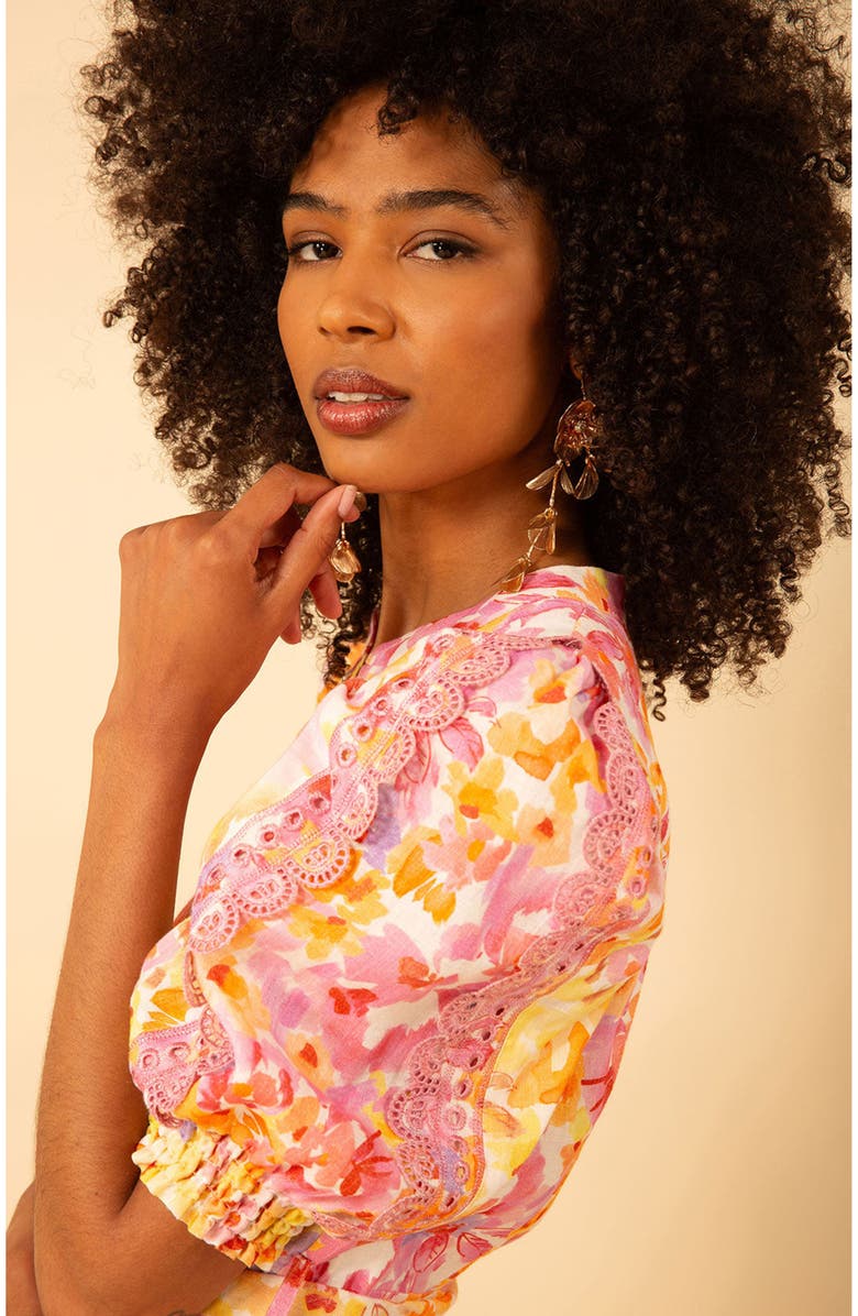 Hale Bob Hayden Linen Dress, Alternate, color,