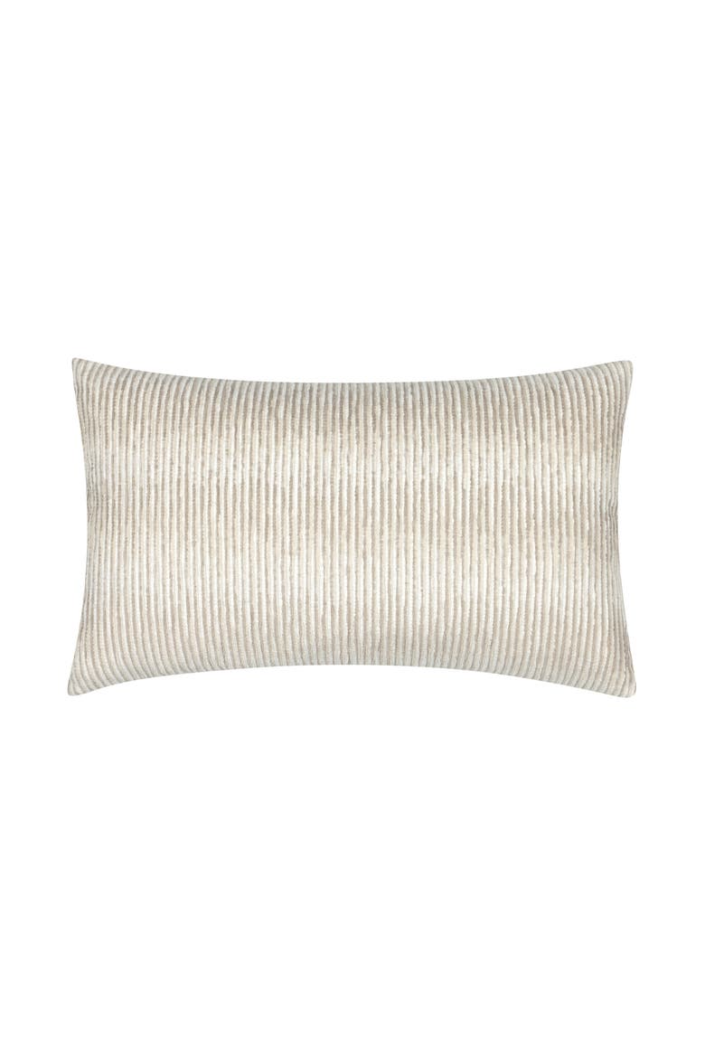 Progress Multicolored Chenille Indoor & Outdoor Woven Accent Pillow, Main, color, Sand