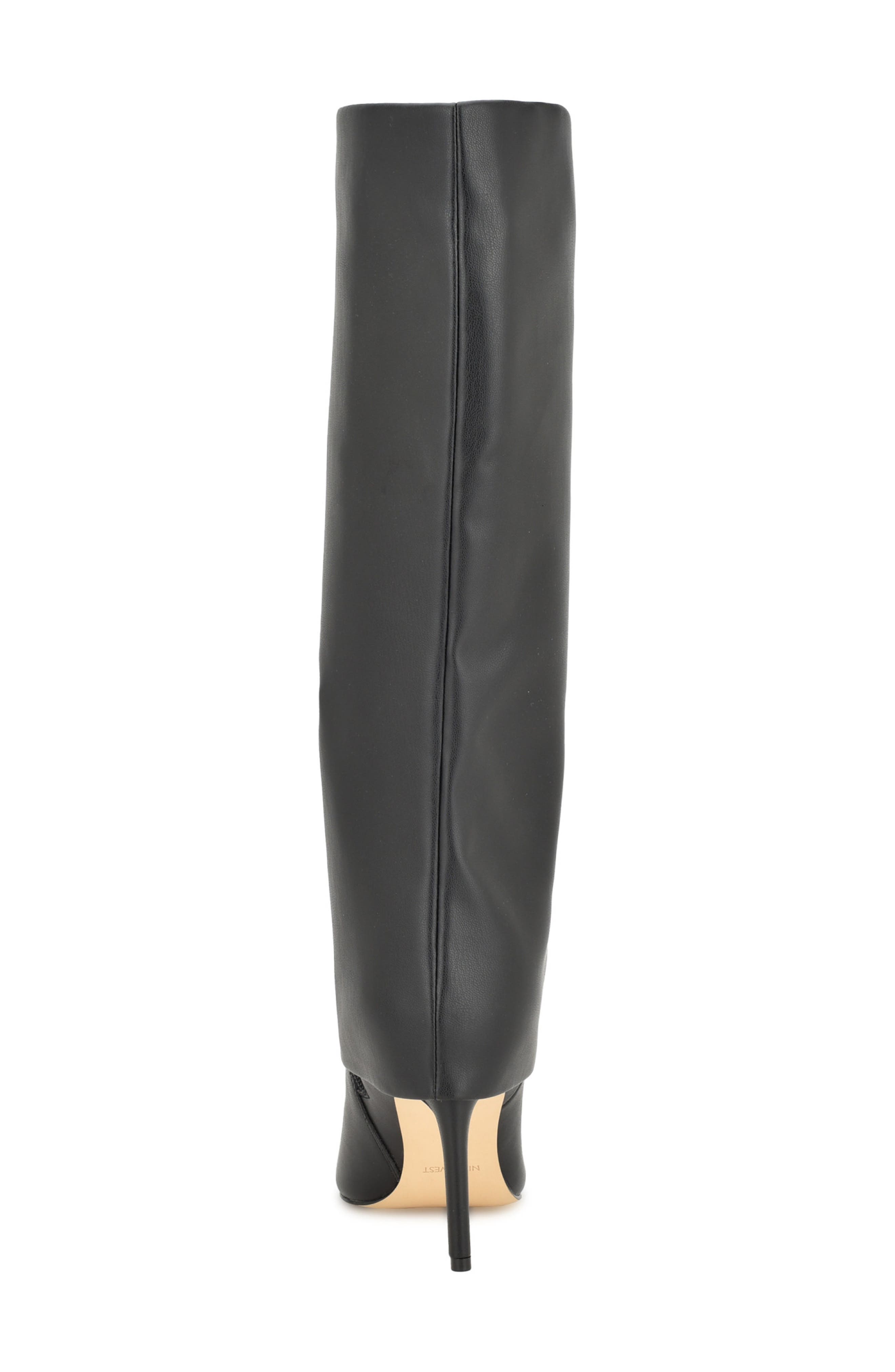 Nine West Radish Foldover Pointed Toe Knee High Boot, Alternate, color, 