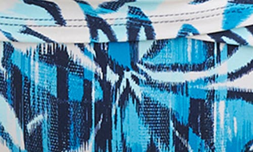 Bleu Rod Beattie Rod Beattie Ring Draped Underwire Bikini Top In Blue