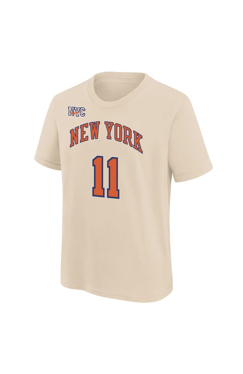 Nike Youth Nike Jalen Brunson Cream New York Knicks 2025/26 City Edition Name & Number T-Shirt, Alternate, color, Cream