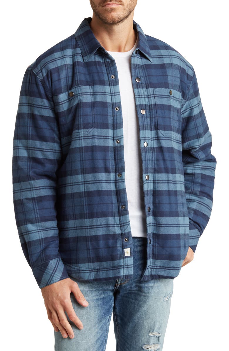 Coastaoro Carlton Flannel Jacket, Main, color, Blue