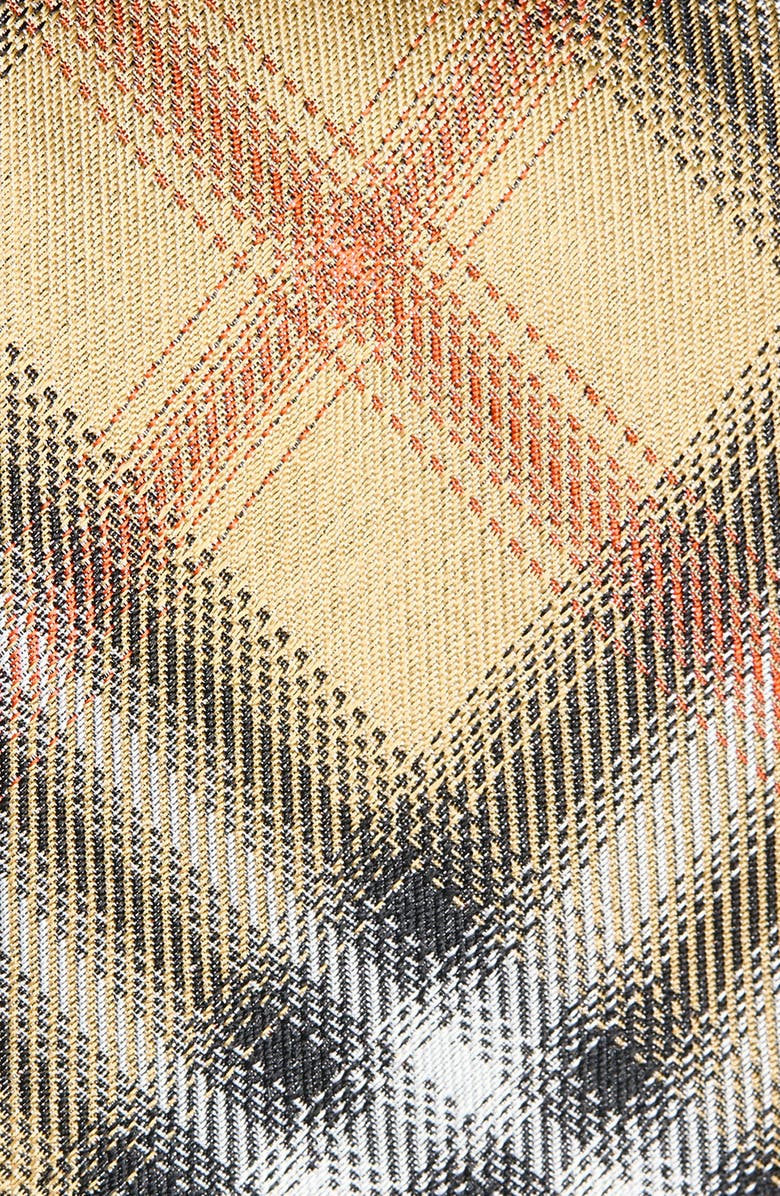 Burberry Manston Check Jacquard Silk Tie, Alternate, color, Sand Ip Check