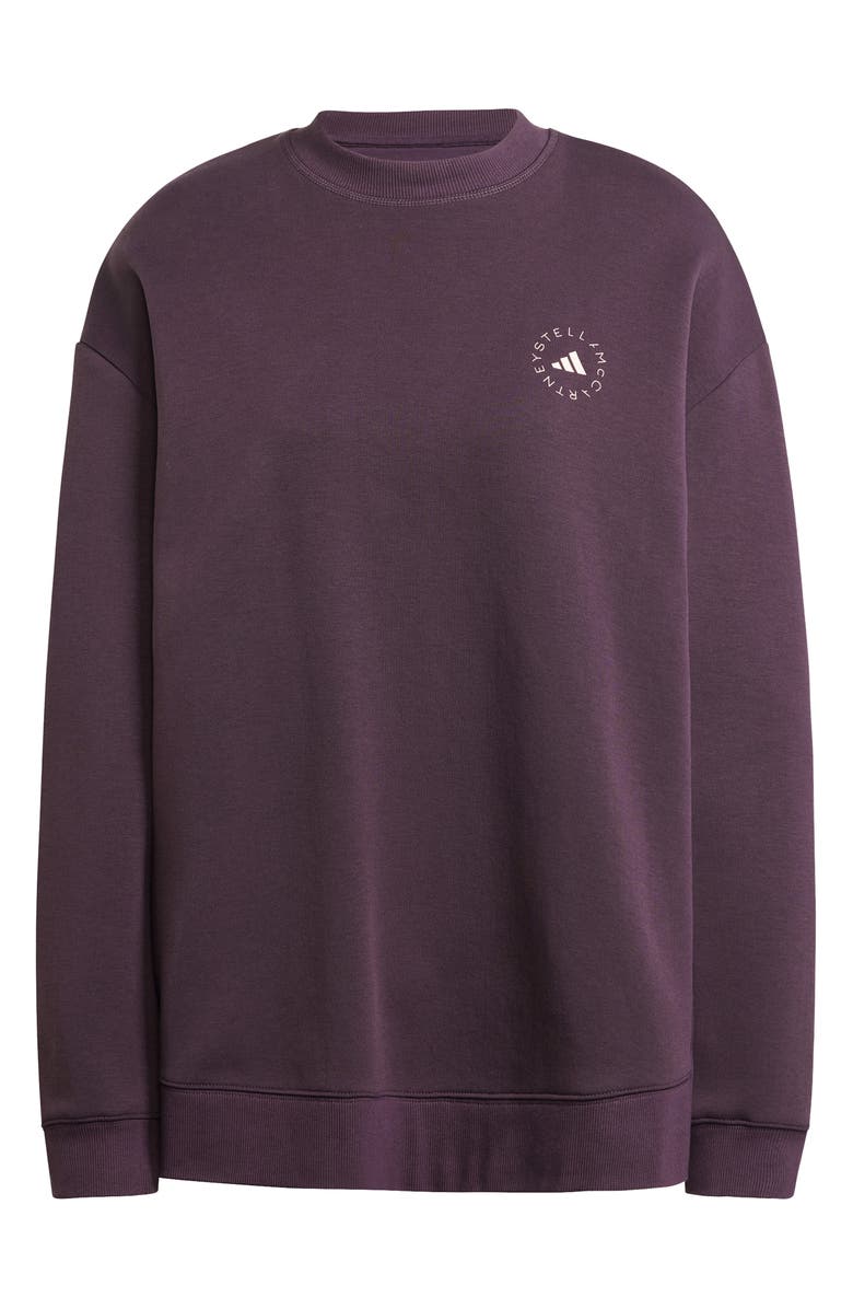 adidas by Stella McCartney Loose Crewneck Sweatshirt, Alternate, color, 