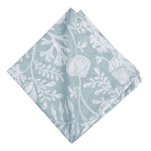 C & F Home C&f Home Seafoam Reef Cotton Napkins, Set Of 6 In Blue
