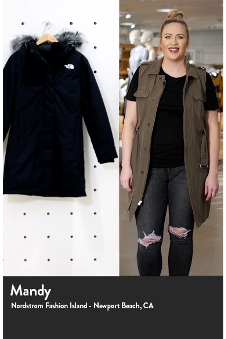 Arctic Waterproof 550-Fill-Power Down Parka with Faux Fur Trim video