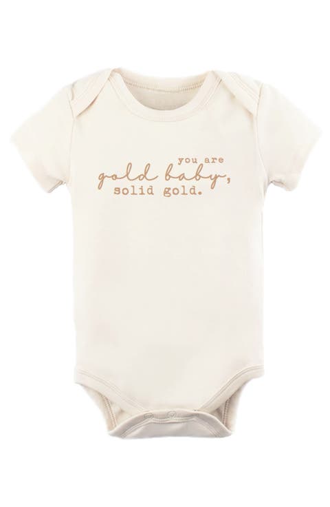 Solid Gold Organic Cotton Bodysuit