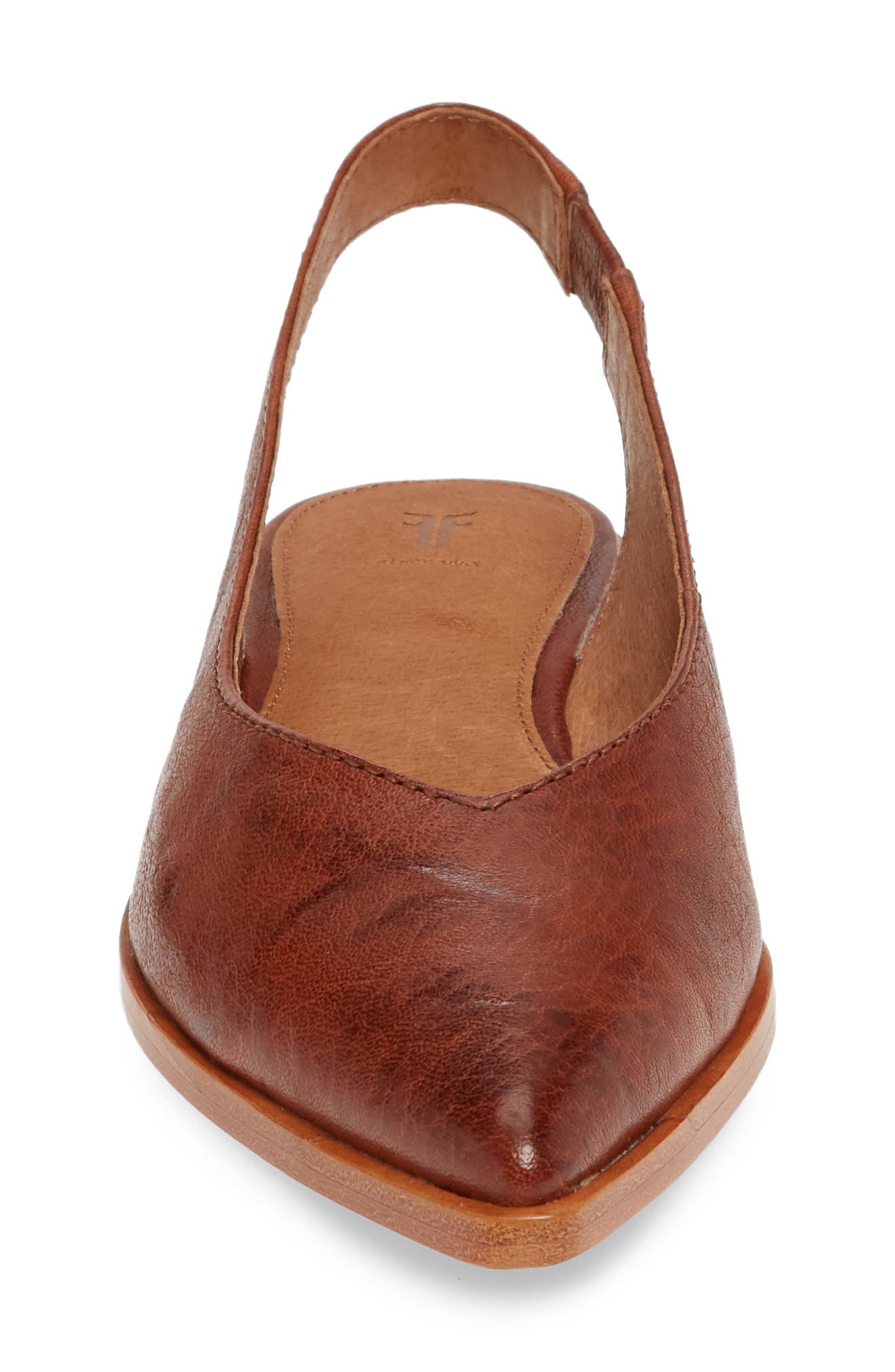 Kenzie Slingback Flat, Alternate, color, COGNAC