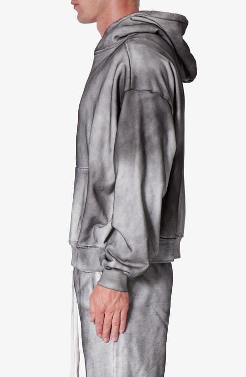 Mnml Optic Graded Cotton Hoodie In Black