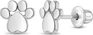 In Season Jewelry My Furry Friend Paw Earrings
